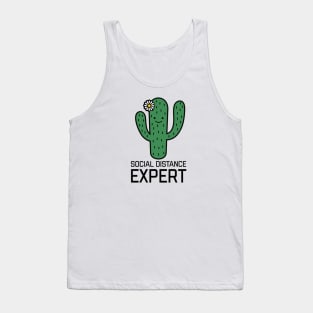 Social distance expert Tank Top